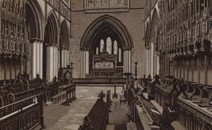 Chester Cathedral, The Choir, East View af English School